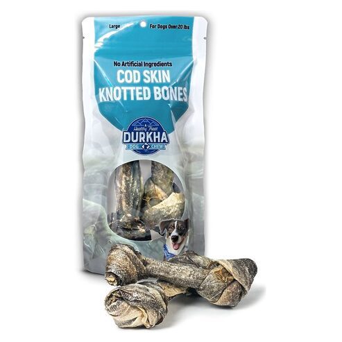 Durian-flavored chocolate-coated coated bone candy in a transparent bag.