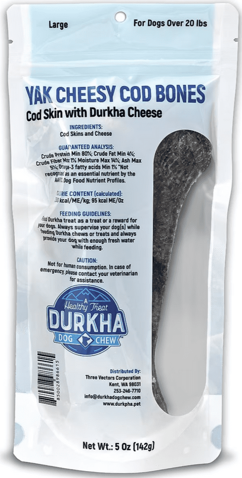Dukha Spicy Chips bag with ingredients and brand logo visible.