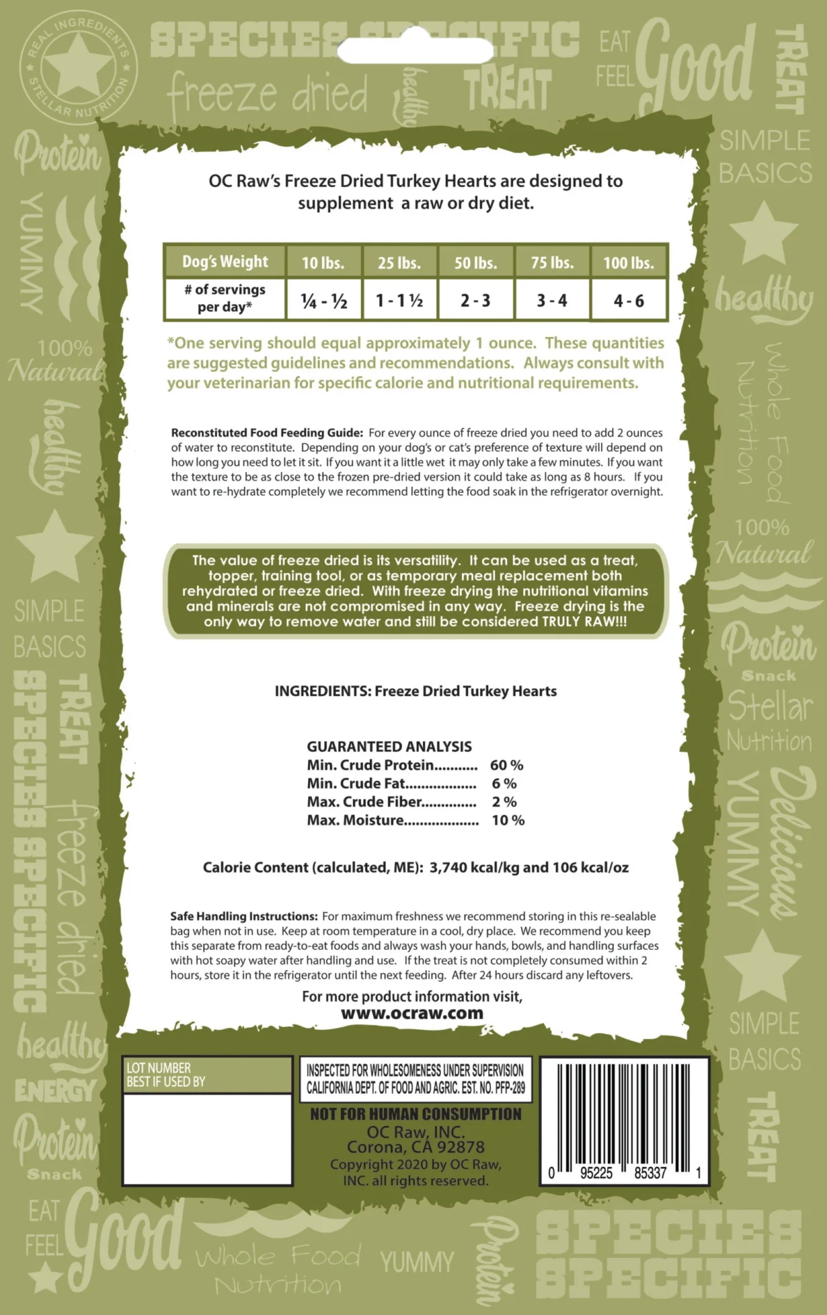 A green-themed informational flyer about a Christmas tree pickup program.