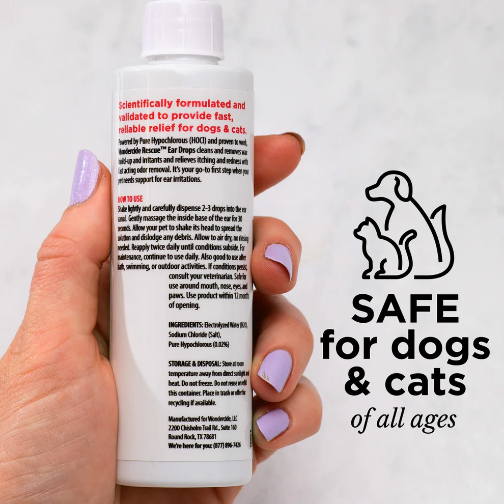 Wondercide RESCUE Ear Drops for Dogs & Cats - Image 2