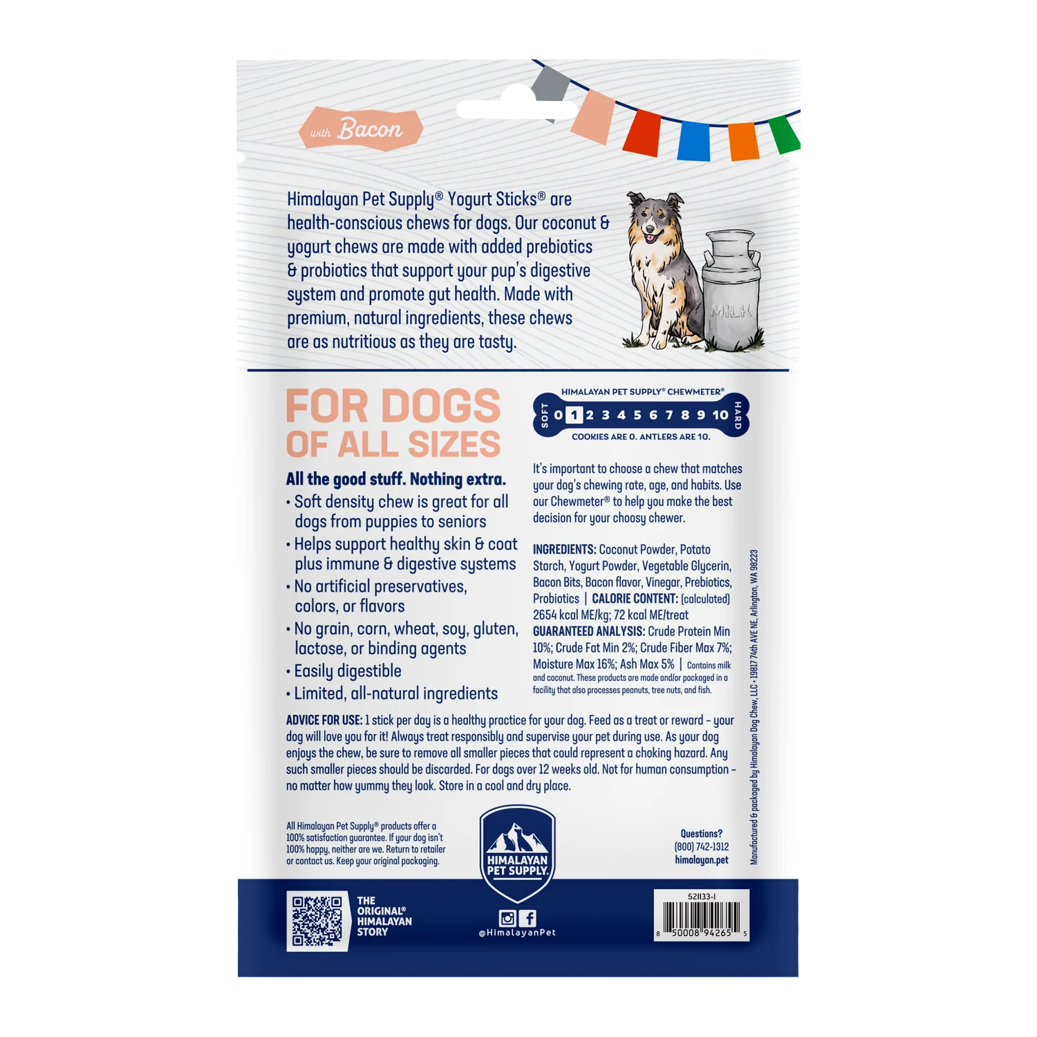 Himalayan Pet Supply Bacon Yogurt Sticks - Image 2